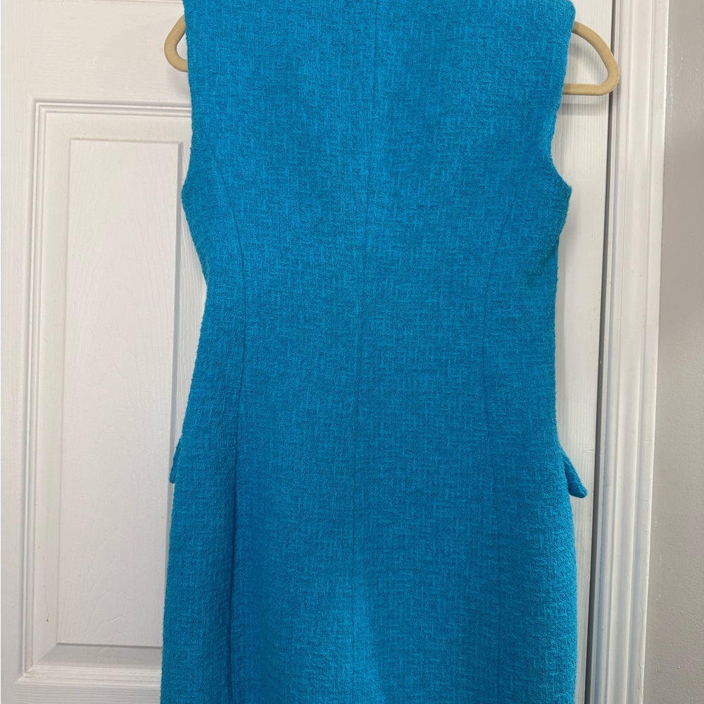 Zara Women's Turquoise Double-Breasted dress - Picture 3 of 3